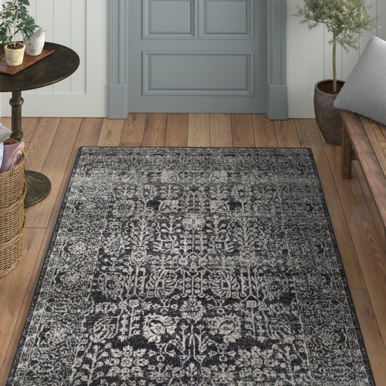 Laurel Foundry Modern Farmhouse Hannah Oriental Black/Light Gray Area